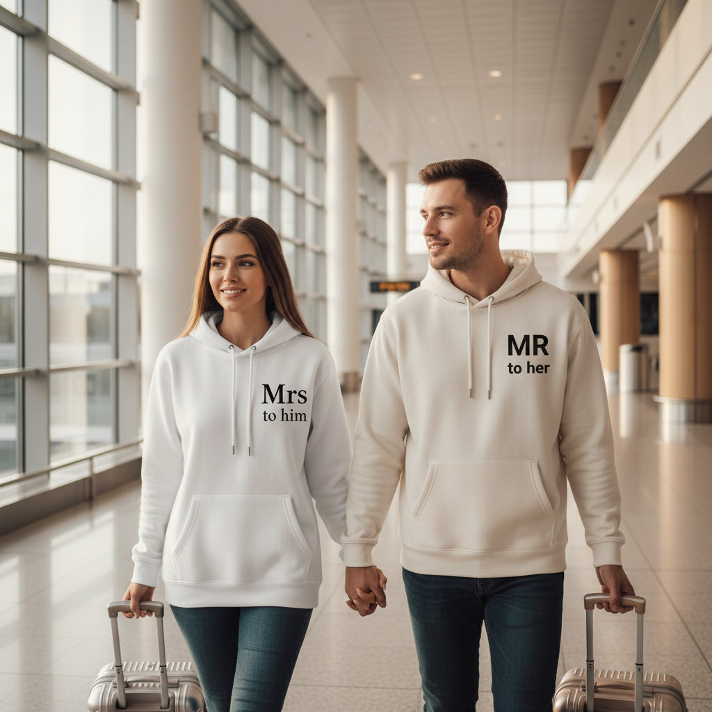 2  :  ''Mrs to him & Mr to her''